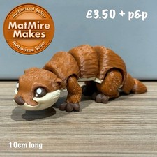 3D Printed Mini Otter Fidget