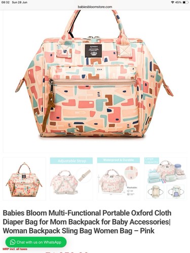 Bnwt multifunction baby - bnwt, oxford