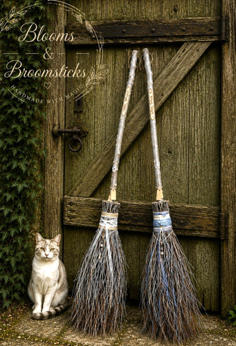White witch besom broom - broom, ~