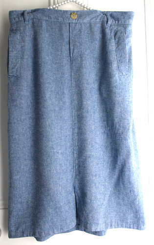 Skirt chic linen mix - 💙,