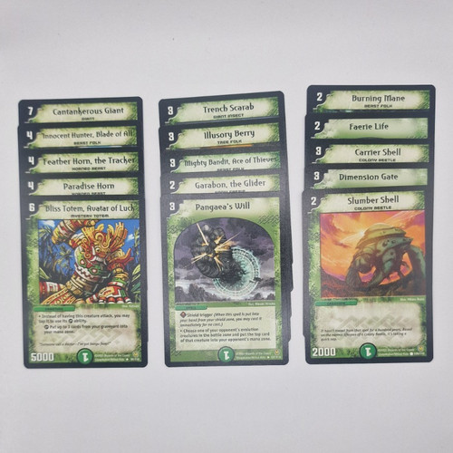 Duel masters card lot - masters, english
