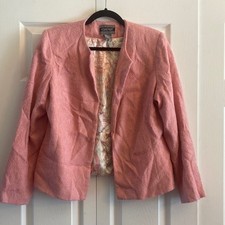 Nouveaux Womens 12 Pink Tweed
