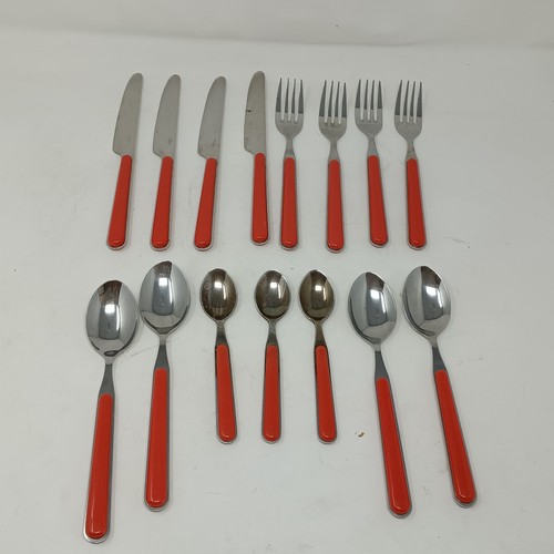 Cutlery set piece red - set,