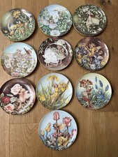Border Fine Bone China Flower Fairies Collector's Plate X 10