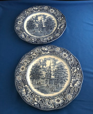 Liberty Blue Ironstone Plates