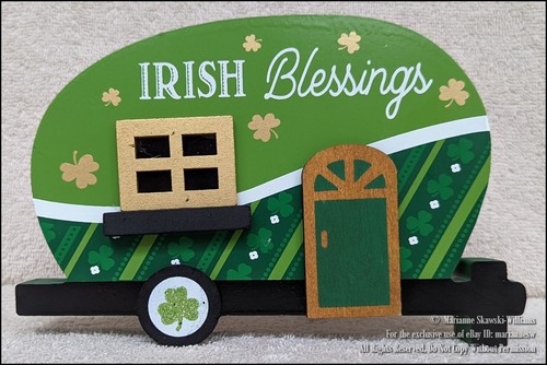 New patrick day mantel - new,