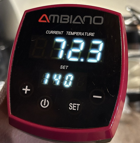 Ambiano sous vide - vide, precision