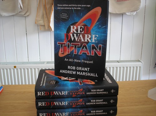 Red dwarf titan signed - red, first