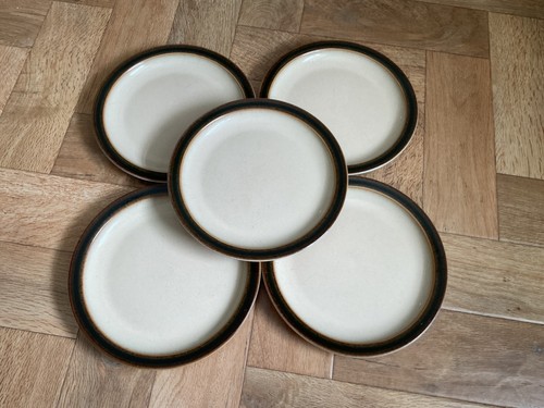 Denby oberon side plates - 5x,