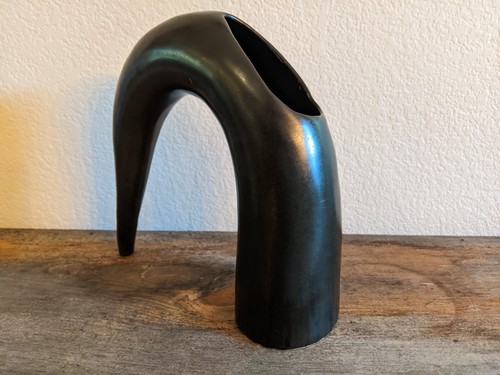 Vtg japanese black ikebana - japanese,