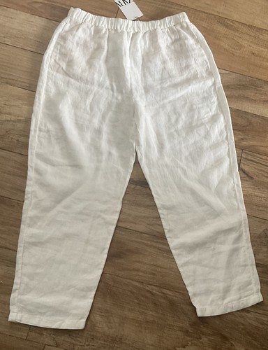 Zara 100 linen off - linen, white