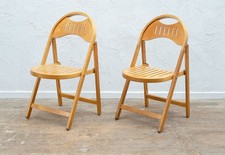 2 MID CENTURY FOLDING BENT