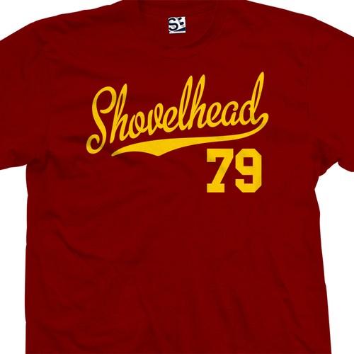 Shovelhead script shirt - shovelhead, 79
