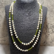 Retro baroque pearl - &, peridot