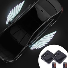 2Pcs Car LED Angel Wings