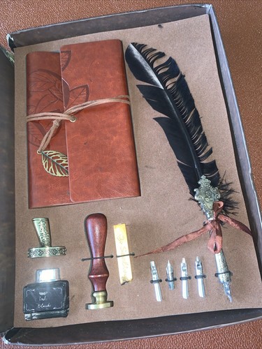 Feather pen set 1502 world - set,
