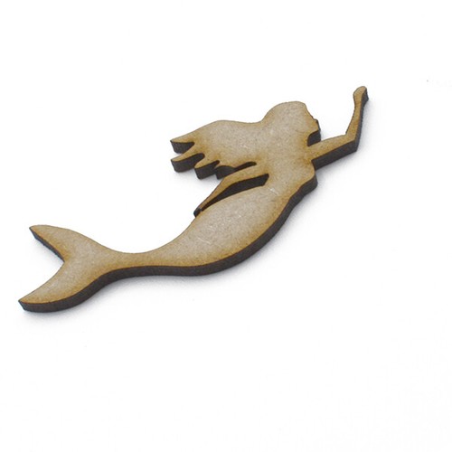 Mermaid fairy mdf craft shapes - mdf,