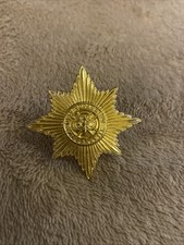 Irish Guards Anodided Aluminium Cap Star Badge