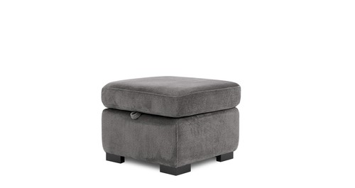Dfs mallow footstool - footstool, grey