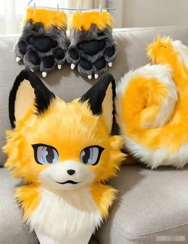 Fursuit long fur husky - fursuit,