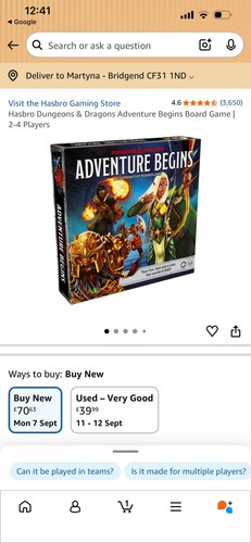 Dungeons dragons adventure - &,