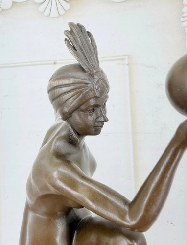 Bronze dancer acrobat - dancer,