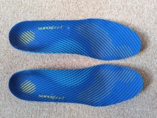Superfeet Blue RUN Comfort Thin Insoles (Size: F, UK Size 10-11.5)