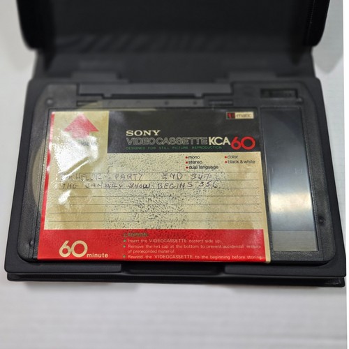 Vintage sony matic tape - u-matic,