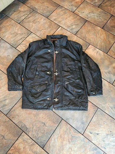 Vintage brown leather jacket - vintage,