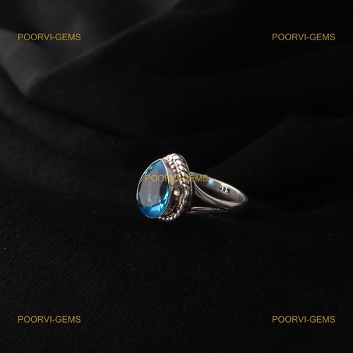 Swiss blue topaz - blue, gemstone