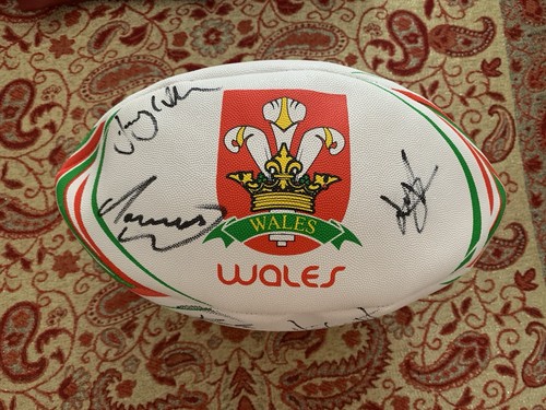 Wales rugby ball - rugby, signed
