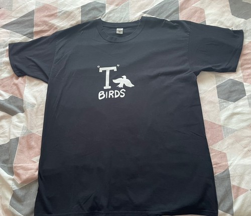 Grease birds black cotton - t,