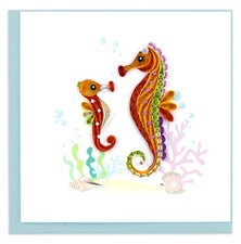 Quilling Sea Horses Ocean