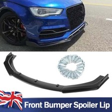 Front Lip Spoiler Splitter Body Carbon Look For Audi S3 A3 A5 S4 RS5 S-line A6