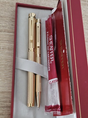 Sheaffer targa gold plated pen - sheaffer,