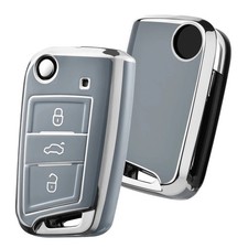 OATSBASF Car Key Cover for VW Golf 7 Key Box/Key Case Cover for VW, Polo, Skoda,
