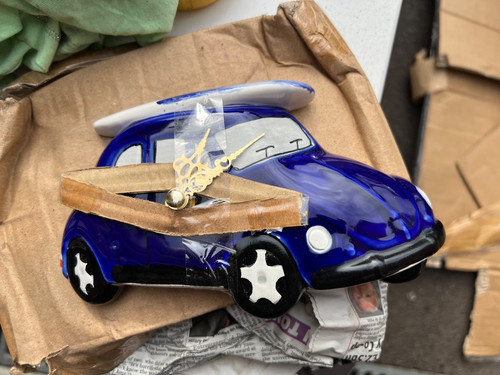 Beetle clock ceranic - clock, quartz