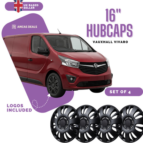 Black wheel trims to fit - 16",
