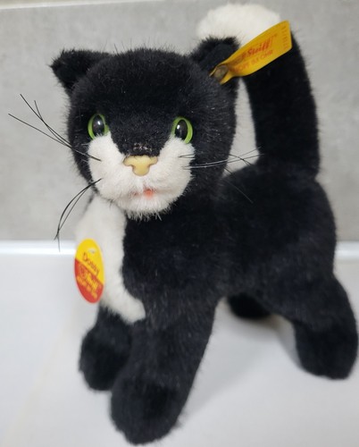 Steiff black and white - steiff, cat
