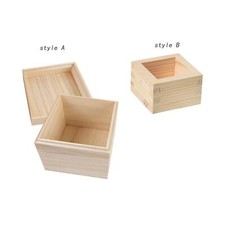 Mini Wooden Boxes Square Gift Box Crate Wooden Craft Storage