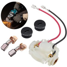 fits Makita BGA450 BGA452 DGA452 Brush Holder + Caps 643954-4 & CB430 Brushes