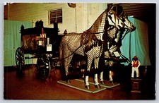 Postcard Horse Drawn Hearse
