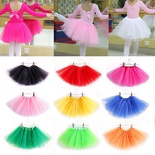 Girls Toddler Mesh Tutu Skirts Kids Children Dance Party Ballet Princess Dress