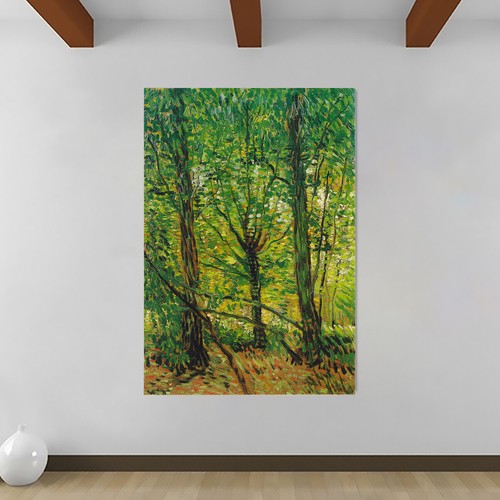 Trees and undergrowth - trees,