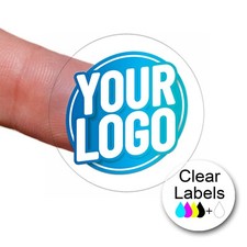 Personalised 37mm Stickers Business/Company Name Round Circle Labels custom logo