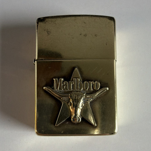 Zippo marlboro brass pocket - marlboro,