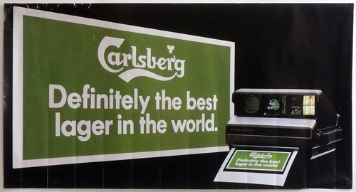 Carlsberg lager vintage poster - carlsberg,