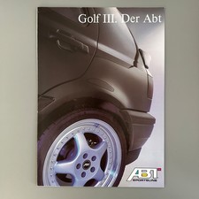 Volkswagen Golf MK3 ABT Sportsline Tuning Brochure Prospekt - Very Rare