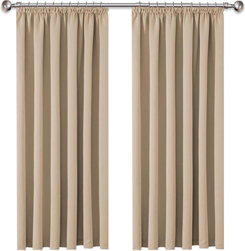 Pencil pleat blackout curtains - pencil,