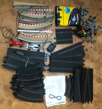 Large bundle of Scalextric parts, track cars controllers etc